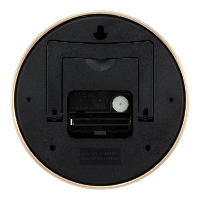 6" Round Wall Clock White/Brass - Project 62™ 2 6" Round Wall Clock White/Brass - Project 62™ - Image 2