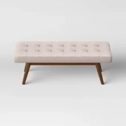 Copan Mid Century Bench Beige - Project 62™ -Project 62 GUEST 0420bd6a ee8c 4225 83f2 76e4a44087df