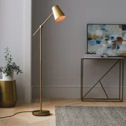 Cantilever Floor Lamp Brass - Project 62™ -Project 62 GUEST 0d7782fa 54d2 426b 9b70 94e3d022ac86