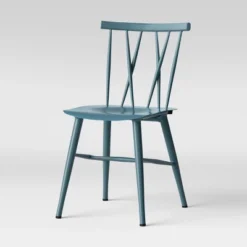 Set Of 2 Becket Metal X Back Dining Chair Light Blue - Project 62™ 8 Set Of 2 Becket Metal X Back Dining Chair Light Blue - Project 62™ -Project 62 GUEST 0f338409 4dbf 4415 8275 d135d3941070