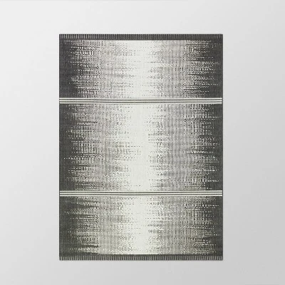 Ombre Stripe Outdoor Rug Black - Project 62™ 3 Ombre Stripe Outdoor Rug Black - Project 62™ - Image 3