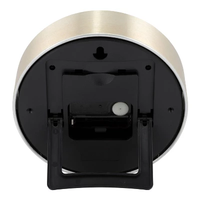 6" Round Wall Clock White/Brass - Project 62™ 3 6" Round Wall Clock White/Brass - Project 62™ - Image 3