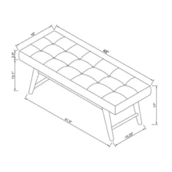 Copan Mid Century Bench Beige - Project 62™ -Project 62 GUEST 2992de77 c3e1 4fe6 a05e 33a718394263