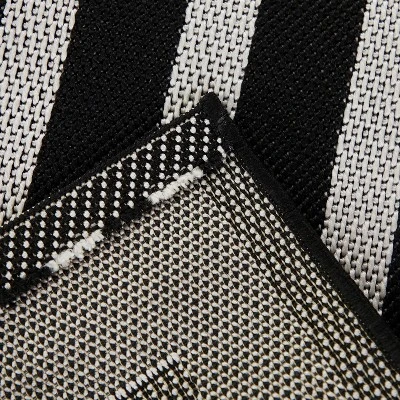 Geo Grace Indoor/Outdoor Rug - Black/White - Project 62™ 2 Geo Grace Indoor/Outdoor Rug - Black/White - Project 62™ - Image 2