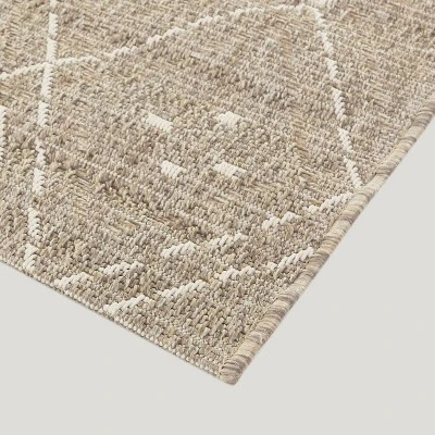 Small Diamond Outdoor Rug Taupe - Project 62™ 3 Small Diamond Outdoor Rug Taupe - Project 62™ - Image 3