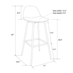 Copley Upholstered Barstool - Project 62™ -Project 62 GUEST 50c136ab af07 44f5 b3ae fee1247de1ad
