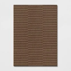 Shifted Geo Stripe Outdoor Rug Tan - Project 62™ -Project 62 GUEST 613cf50e 2ac5 4c67 80dc 11550bc76722