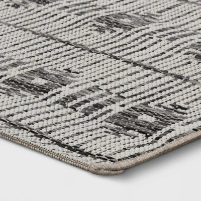 Retro Repeat Outdoor Rug Black - Project 62™ 2 Retro Repeat Outdoor Rug Black - Project 62™ - Image 2