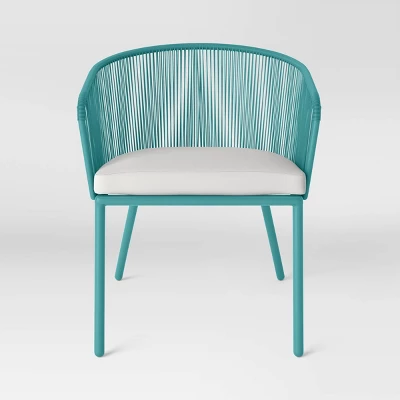 Fisher 3pc Deep Seating Patio Chat Set - Blue-Green - Project 62™ 3 Fisher 3pc Deep Seating Patio Chat Set - Blue-Green - Project 62™ - Image 3