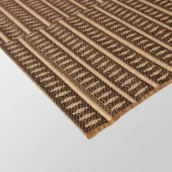 Shifted Geo Stripe Outdoor Rug Tan - Project 62™ -Project 62 GUEST 7ad81912 68d3 43e3 a18c ee19a517945f