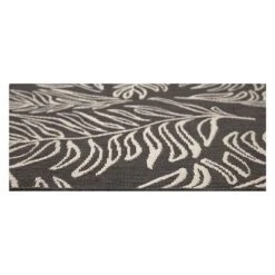 30" X 50" Leaves Outdoor Rug Black - Project 62™ -Project 62 GUEST 7e86c422 93a9 47c8 a310 39d733907bcf