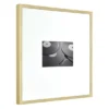 12.9" X 12.9" Matted To 4" X 6" Thin Metal Gallery Frame Brass - Project 62™