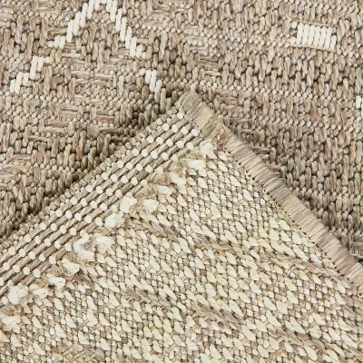 Small Diamond Outdoor Rug Taupe - Project 62™ 2 Small Diamond Outdoor Rug Taupe - Project 62™ - Image 2