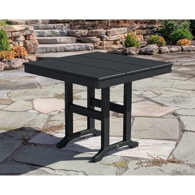 Moore POLYWOOD 35" Farmhouse Square Patio Dining Table - Project 62™ 6 Moore POLYWOOD 35" Farmhouse Square Patio Dining Table - Project 62™ - Image 6