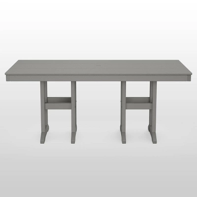 Moore POLYWOOD 35" X 70" Farmhouse Rectangle Patio Dining Table - Project 62™ 8 Moore POLYWOOD 35" X 70" Farmhouse Rectangle Patio Dining Table - Project 62™ - Image 8