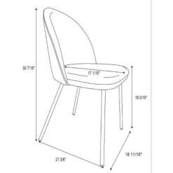 2pk Nils Metal Base Dining Chairs Gray Woven Fabric - Project 62™ -Project 62 GUEST a204fcb5 801d 44cb b422 3e7fc314e3ea