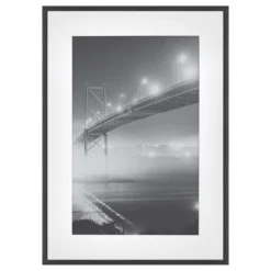 Thin Gallery Matted Photo Frame Black - Project 62™ -Project 62 GUEST a7b35966 6c00 4562 85f4 013c71c3abf8