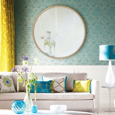 32" Round Decorative Wall Mirror - Project 62 4 32" Round Decorative Wall Mirror - Project 62 - Image 4