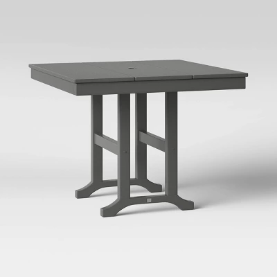 Moore POLYWOOD 35" Farmhouse Square Patio Dining Table - Project 62™ 8 Moore POLYWOOD 35" Farmhouse Square Patio Dining Table - Project 62™ - Image 8