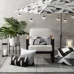 5' X 7' Linden Stripe Outdoor Rug Gray - Project 62™ 7 5' X 7' Linden Stripe Outdoor Rug Gray - Project 62™ -Project 62 GUEST d2a4f376 d237 4b84 a5a8 948ef6a5e19e