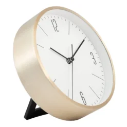 6" Round Wall Clock White/Brass - Project 62™ 9 6" Round Wall Clock White/Brass - Project 62™ -Project 62 GUEST d4aa98c9 2ef7 41e3 a6cc 6473842e077e