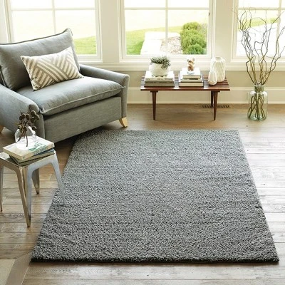Solid Tufted Micropoly Shag Area Rug - Project 62 1 Solid Tufted Micropoly Shag Area Rug - Project 62