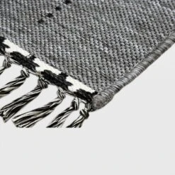 5' X 7' Linden Stripe Outdoor Rug Gray - Project 62™