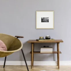 12.9" X 12.9" Matted To 4" X 6" Thin Metal Gallery Frame Brass - Project 62™ -Project 62 GUEST fdf3573c 62ee 49ec 8895 fbeea80bb46f